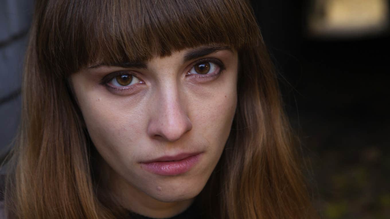 sad woman recovering after breaking up with narcissist