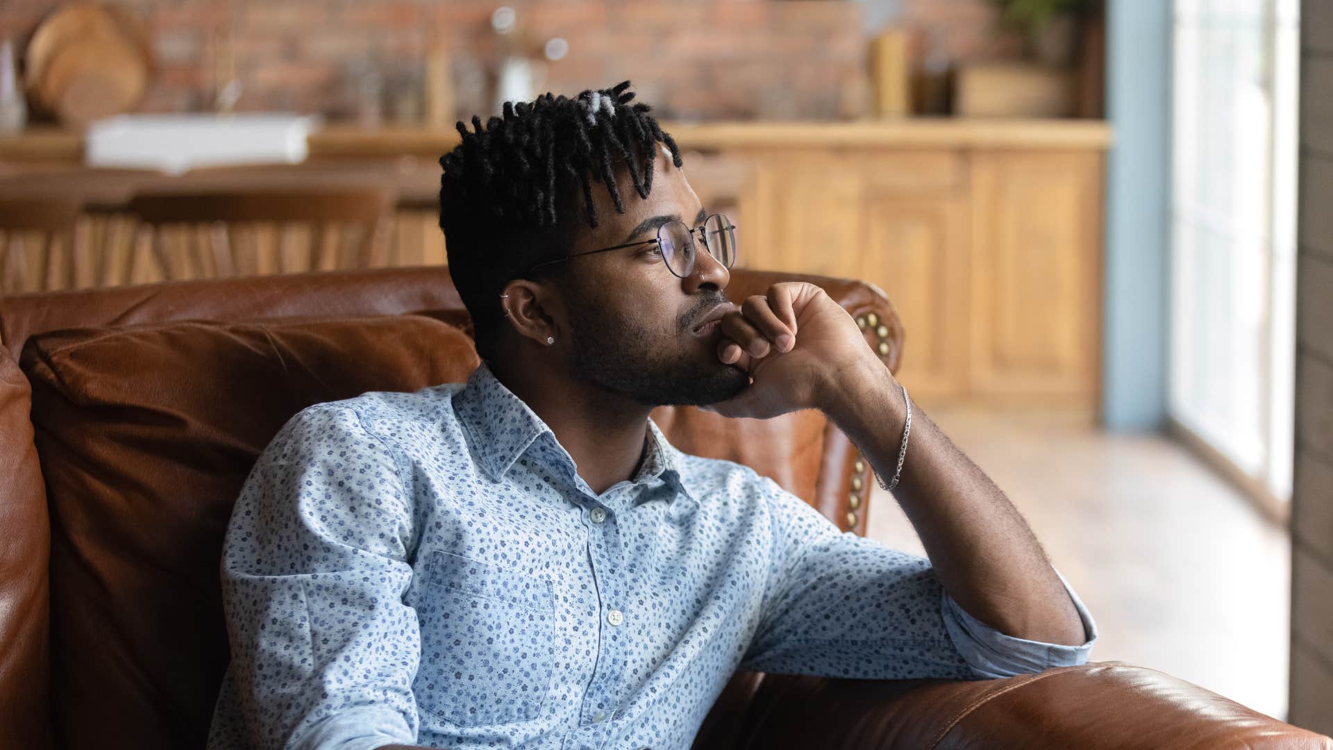 man attempting to forgive himself after breakup