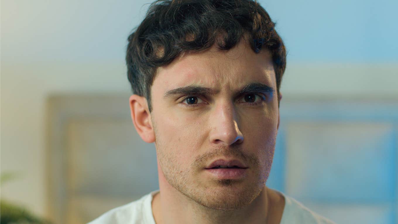 angry man who secretly hates women