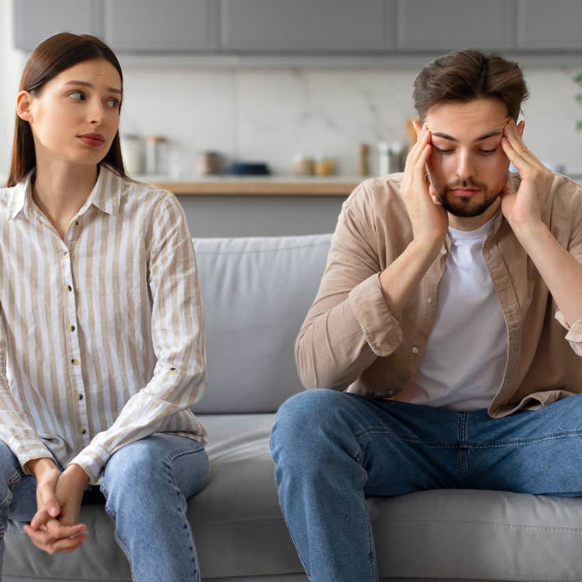 woman who isn't ready for something as she hopes somebody will stick