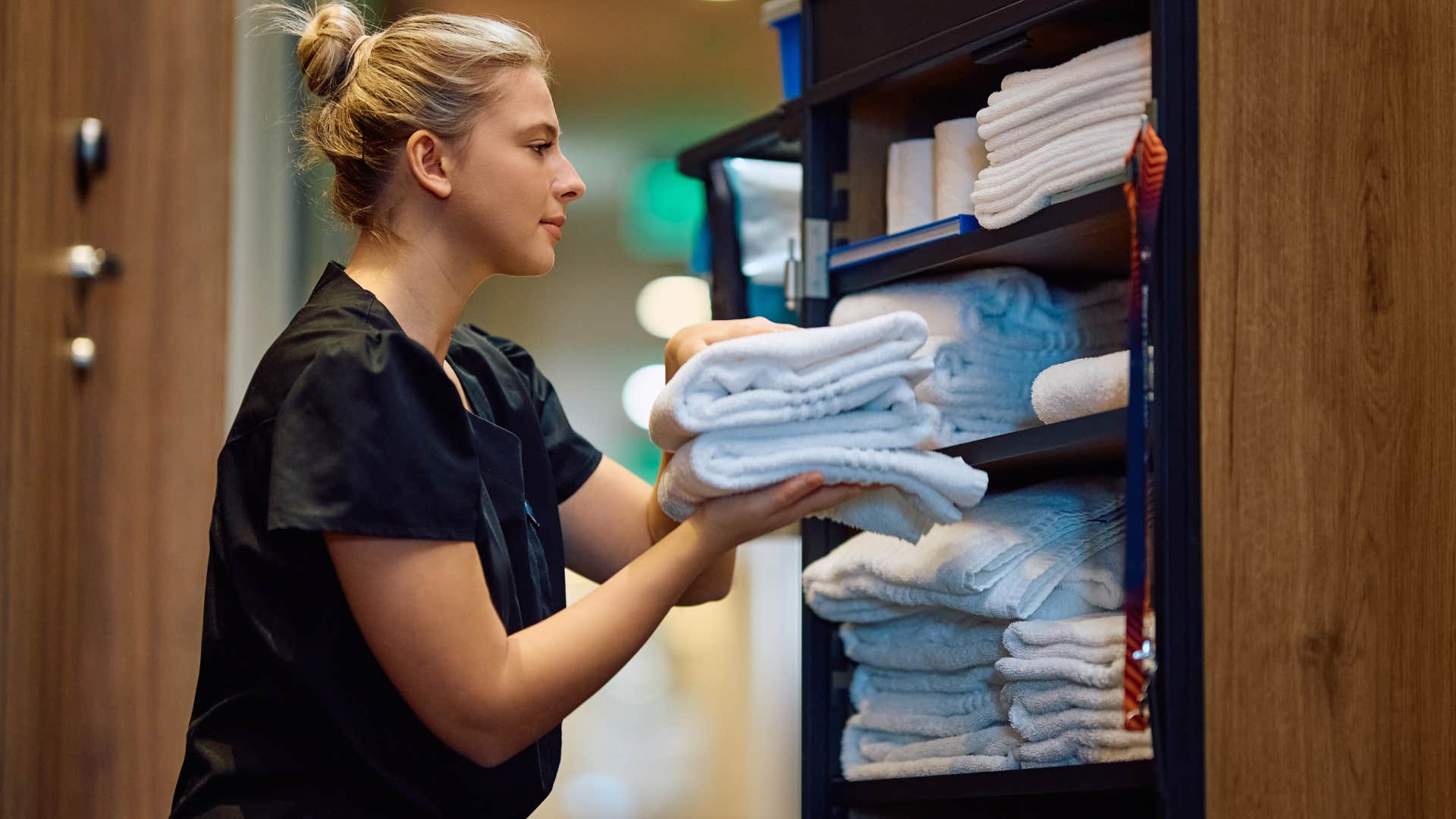 Women working for a couple who has a housekeeper.