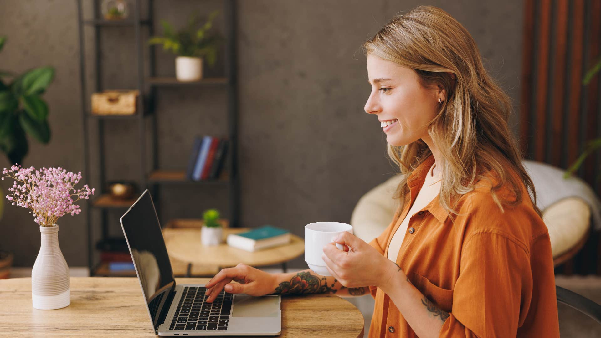 woman with the simple habit of sustained attention
