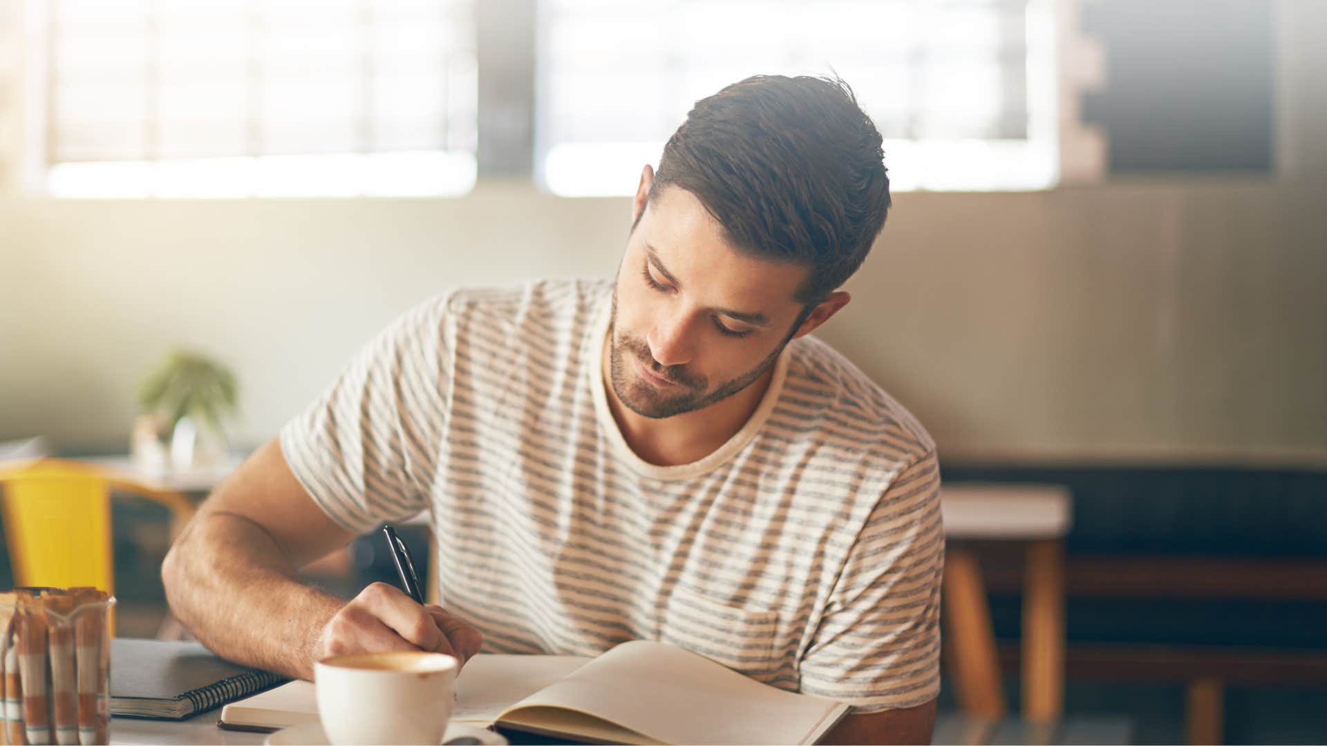 man with the simple habit of writing it down