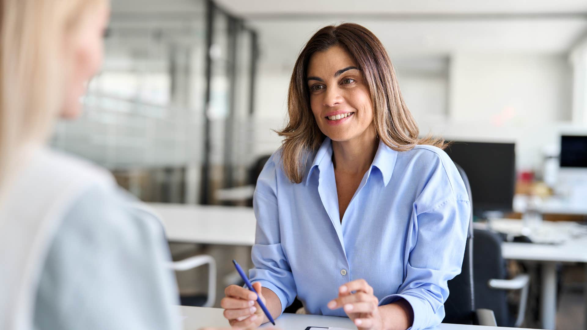 woman who is naturally respected as she doesn't act aloof