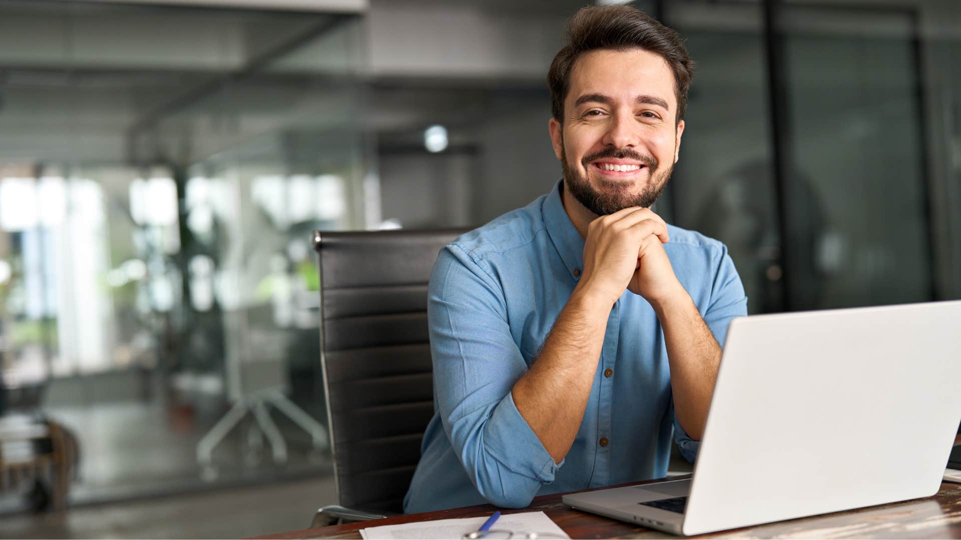 man who is naturally successful with a sense of urgency
