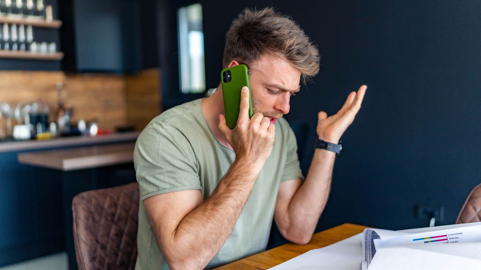 man who is effectively communicating by avoiding the absolute always