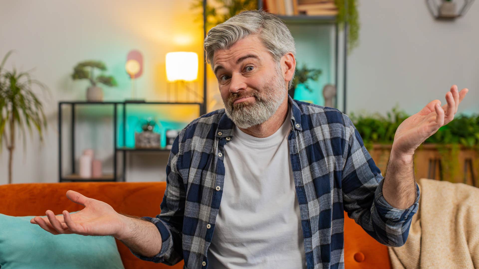 man shrugging saying it's not a big deal