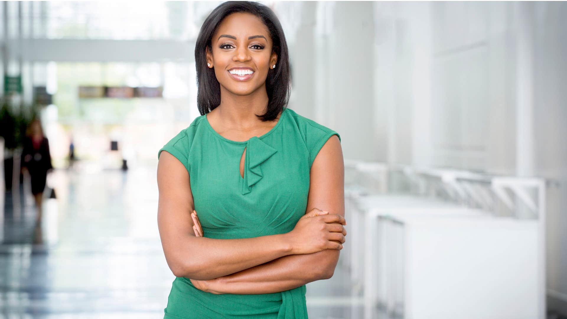 woman who is becoming the wisest version of herself as she dresses for sttention