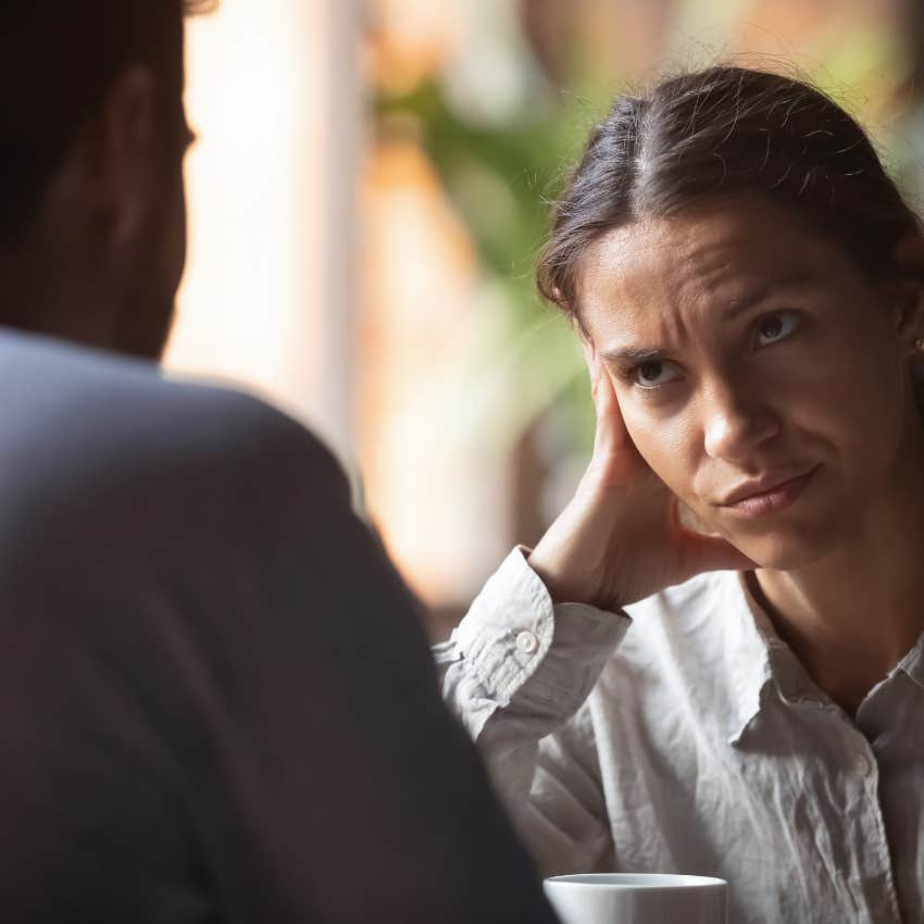 woman who is slowly losing herself and her independence in relationship