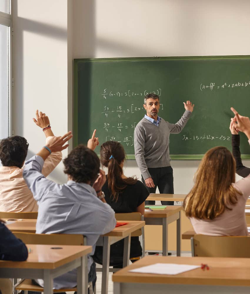 Teacher who needs better pay and support