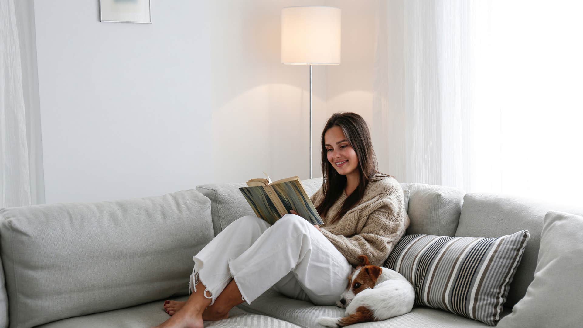 woman who is single with fewer money worries
