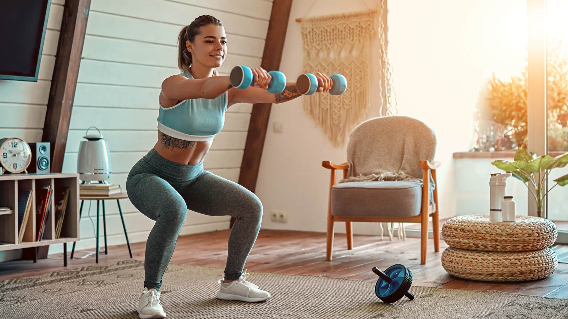 woman who is single and staying trim