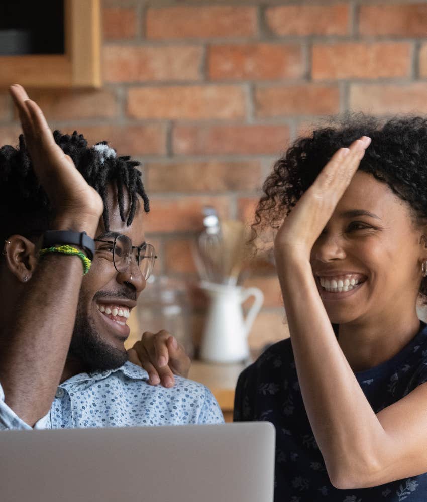 Secure couple doesn't compete in relationship