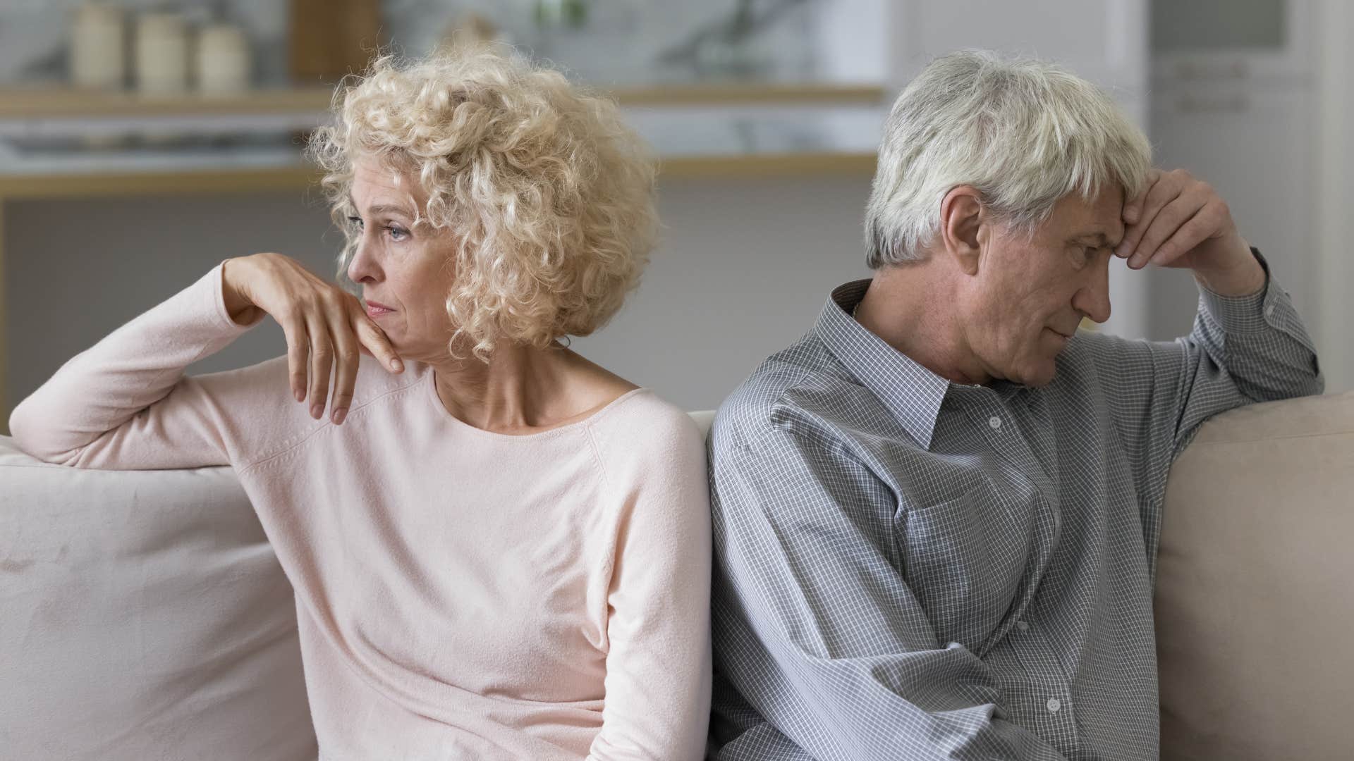 Quiet tension of deeply unhappy couple