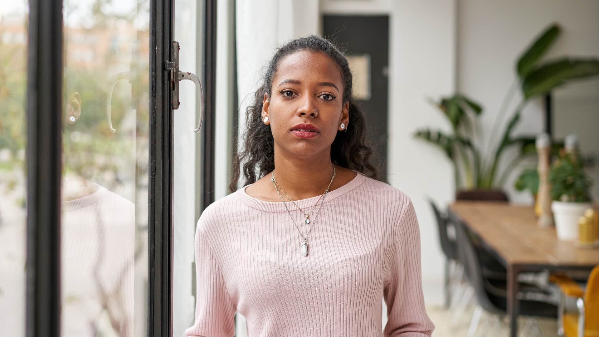 deeply unhappy woman saying she feels like she's failing
