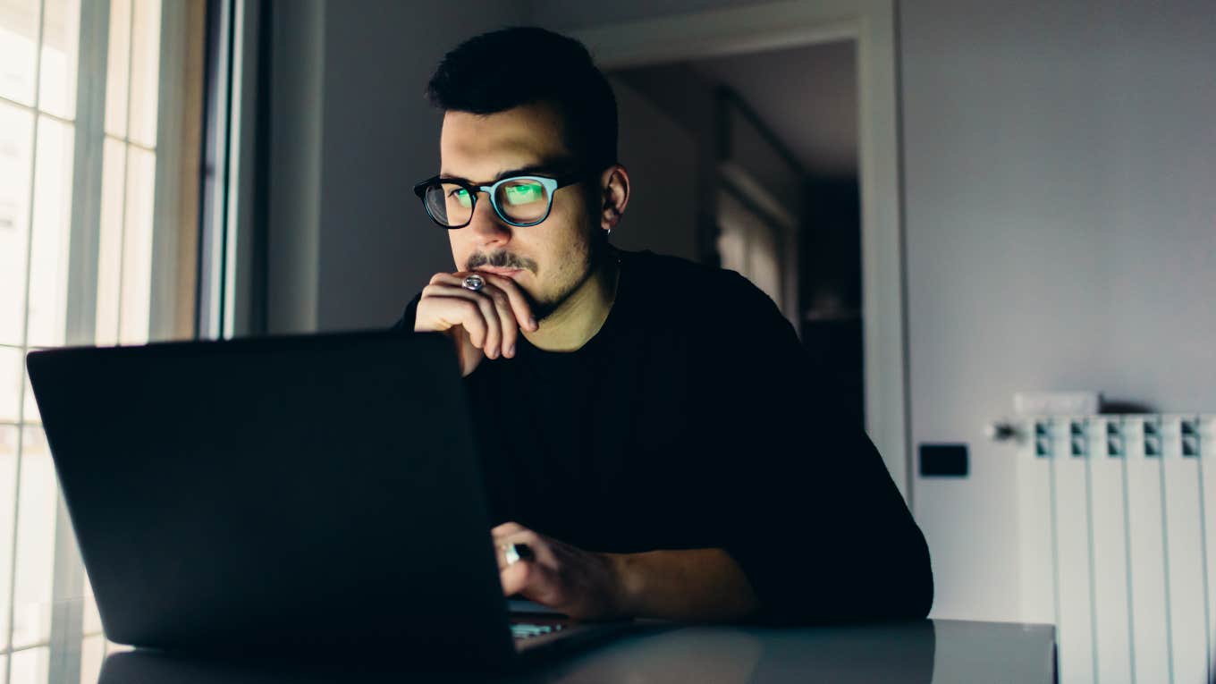 things do avoid job search burnout man using computer doing things do avoid job search burnout