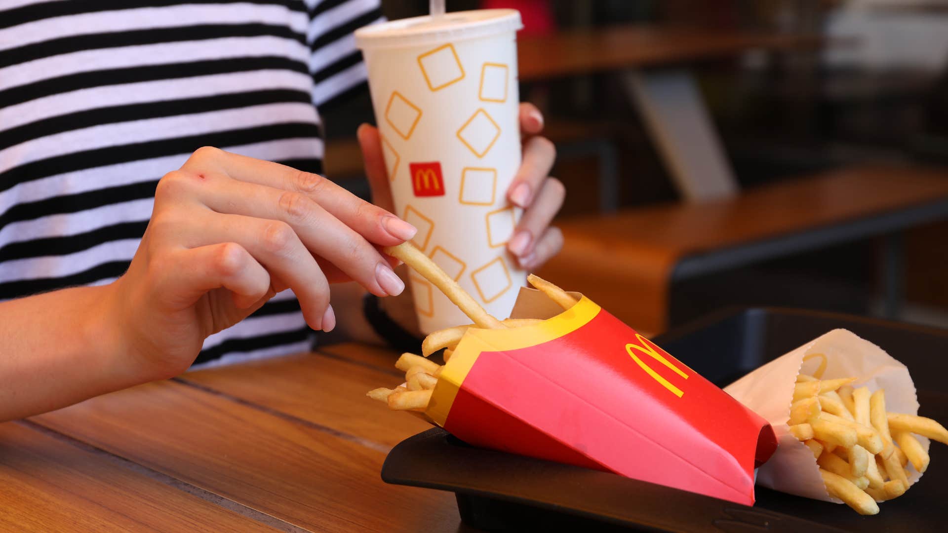 thing every millennial kid had in their house growing up pretty much without exception collector cups from fast food restaurants 