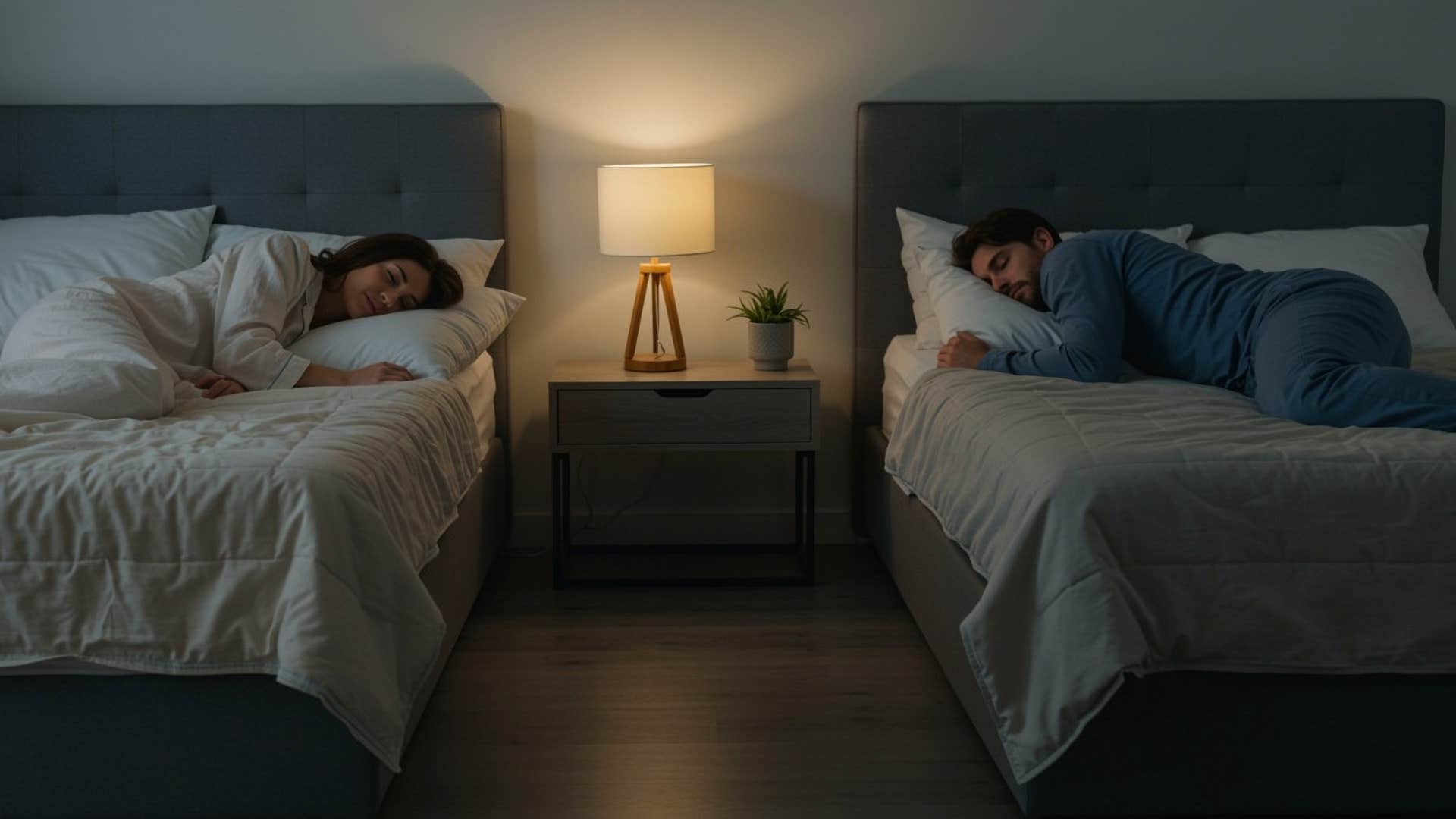 things that are totally normal after years of marriage but some people get divorced over partners sleep on different schedules or in different beds