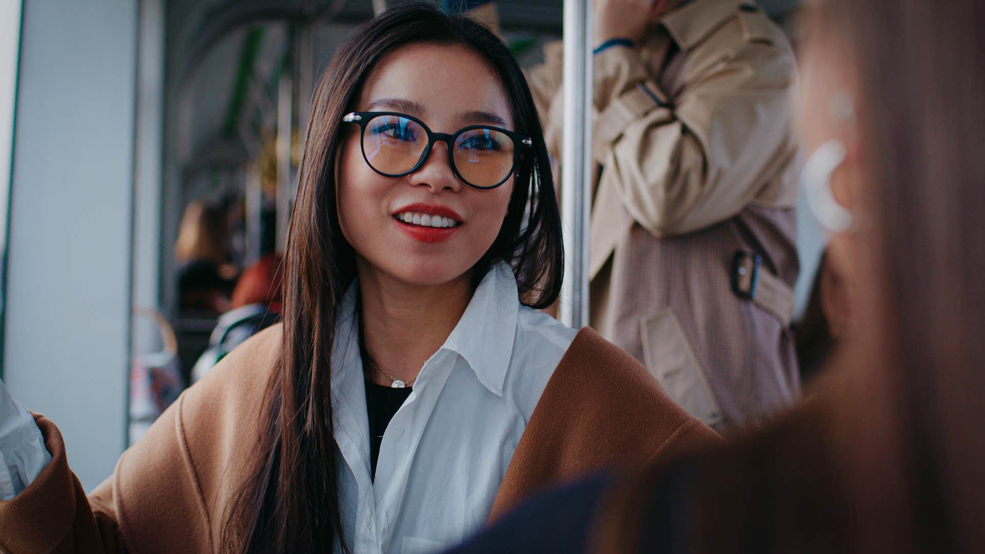 introverted woman who's an incredible listener talking to a friend