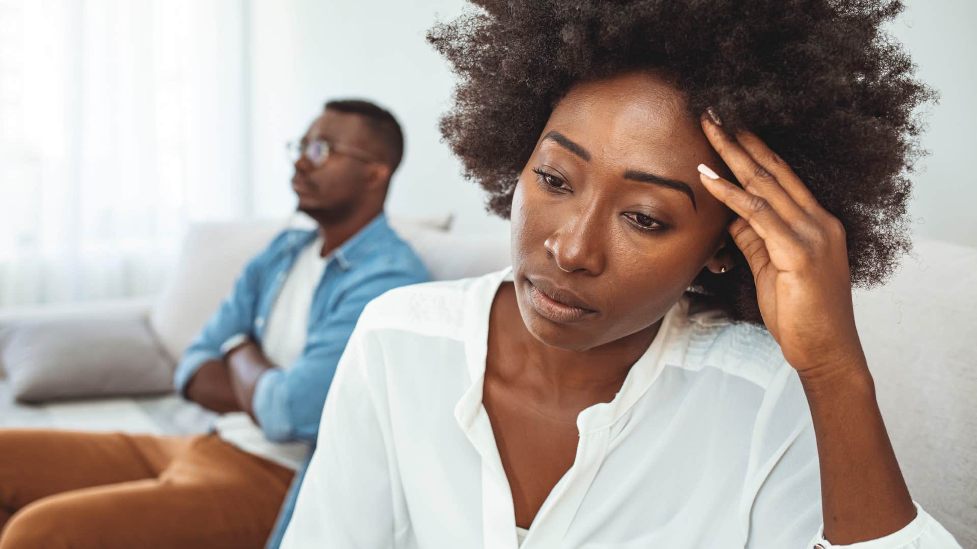 woman not giving her partner loyalty without reciprocity