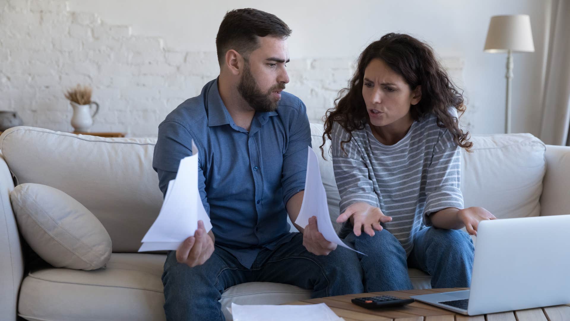 couple who lack compatibility as they handle money differently