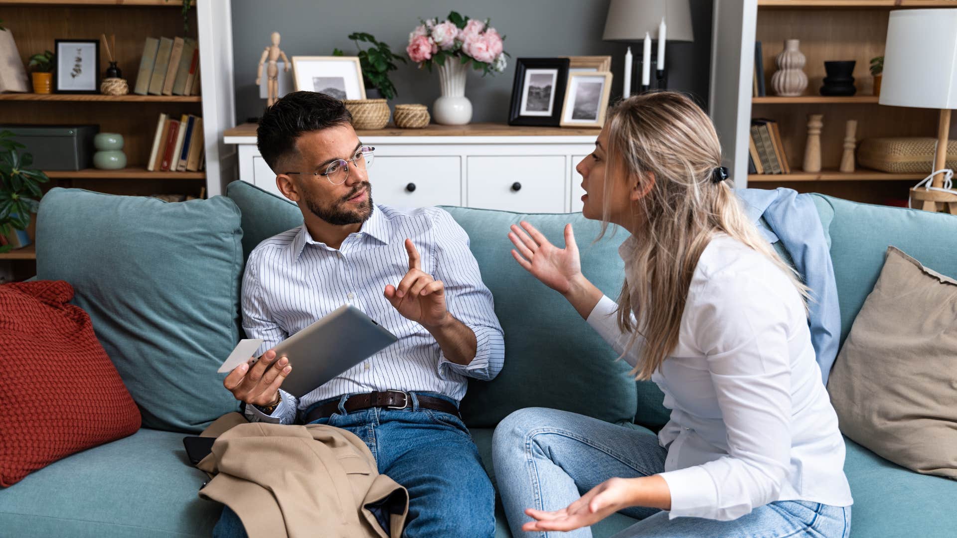 woman who lacks basic compatibility with man as they're not the same intellectual level