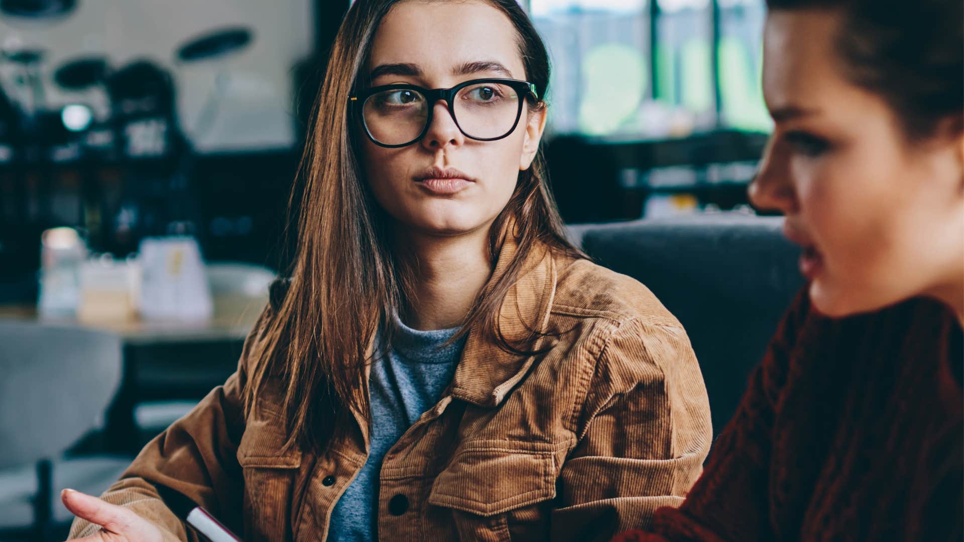 woman who wants to be instantly admired by holding space