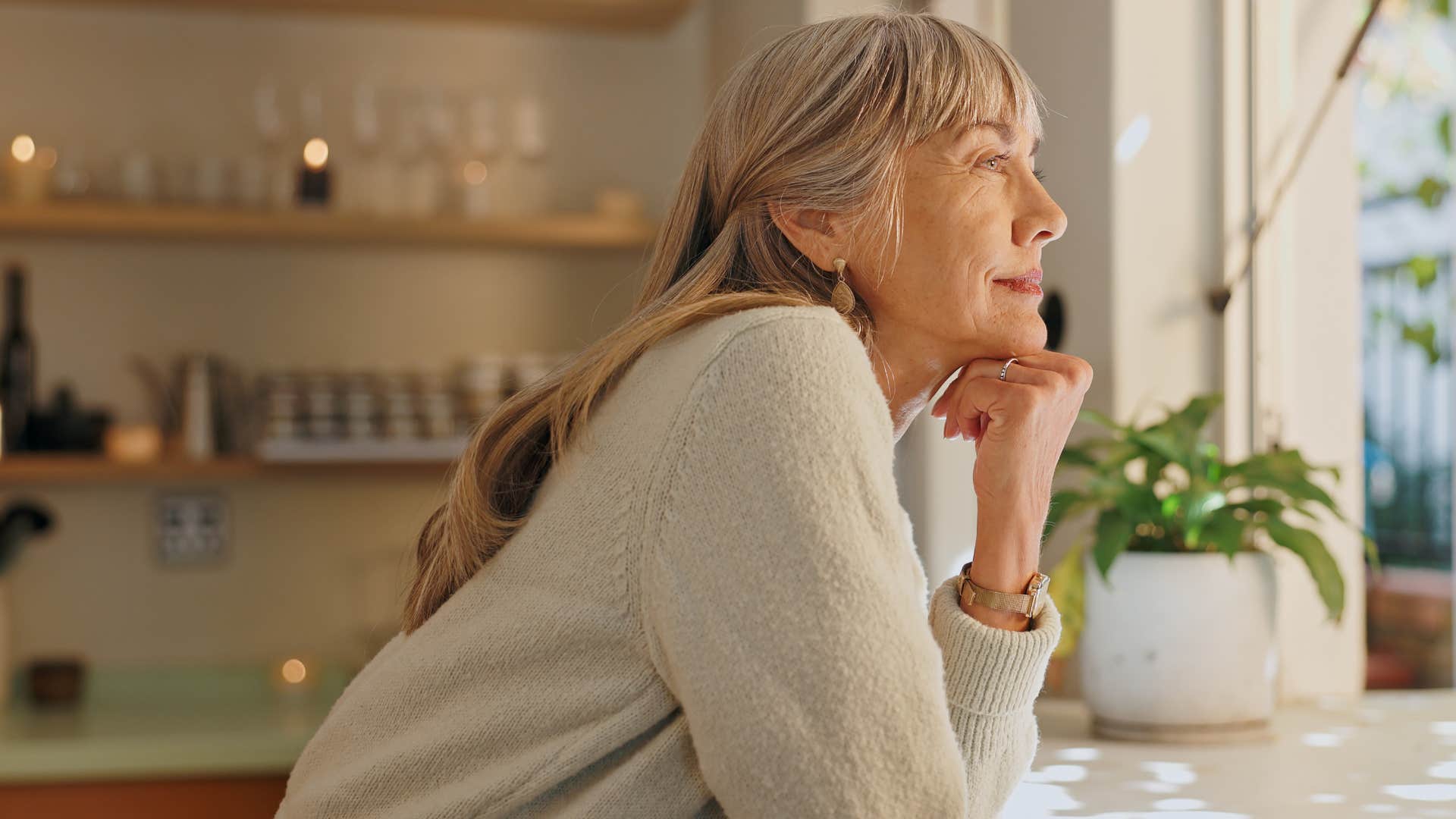 woman setting boundaries around screen time at home