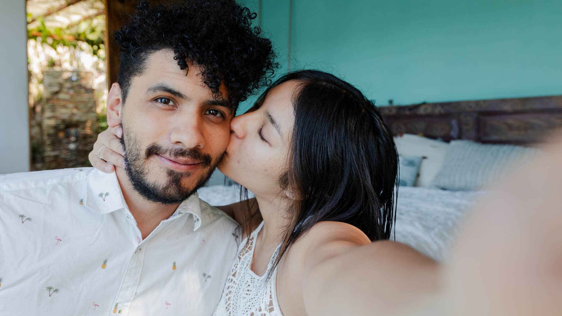 woman makes her partner think about her all the time by Making him feel needed in the morning