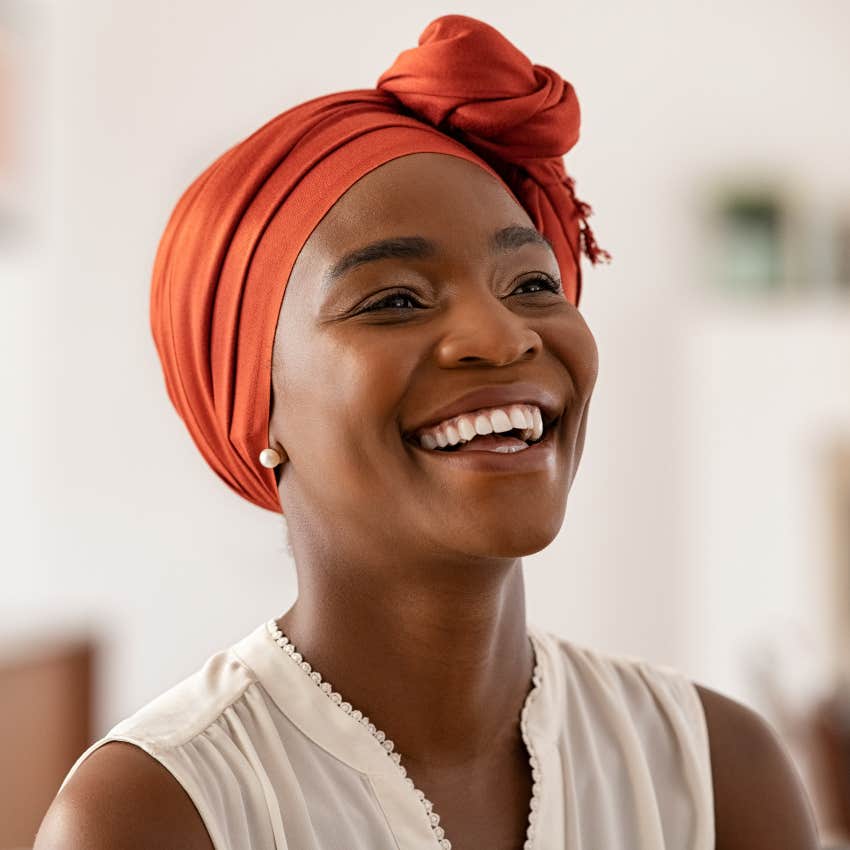 woman who has a solid sense of humor as it makes her feel alive