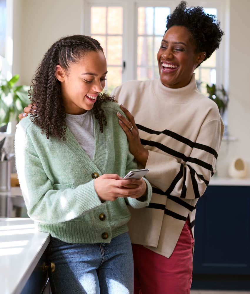 Parent gives options