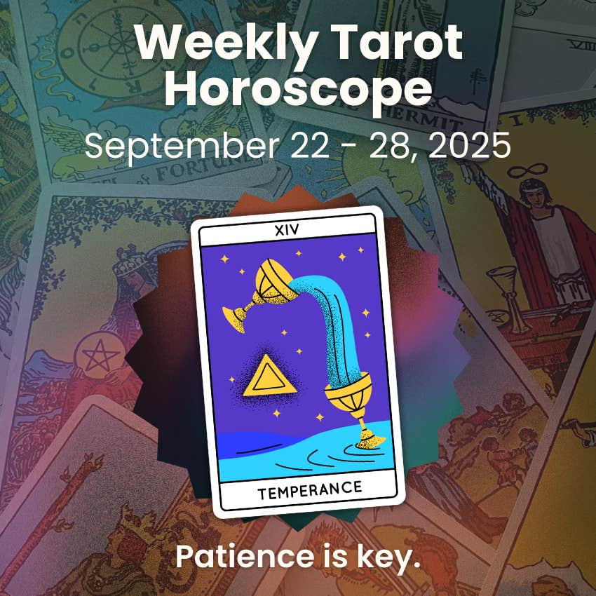 temperance weekly tarot horoscopes september 22 28 2025