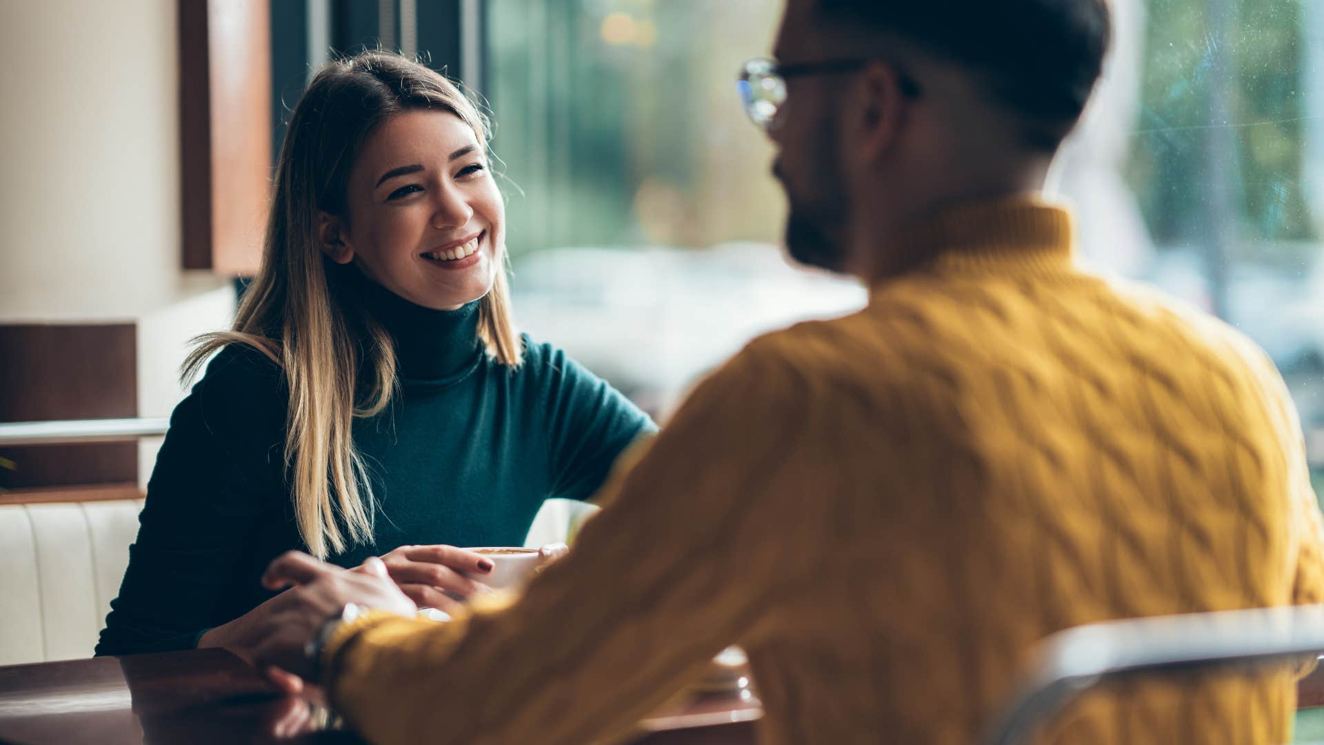 woman who ended up with a man who is a good listener