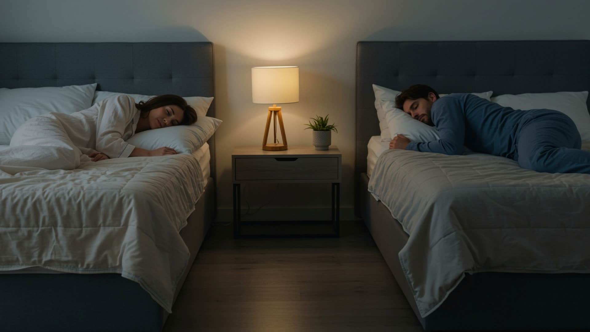women who can’t stand sleeping next to their husbands often do these things at night sleep in another room