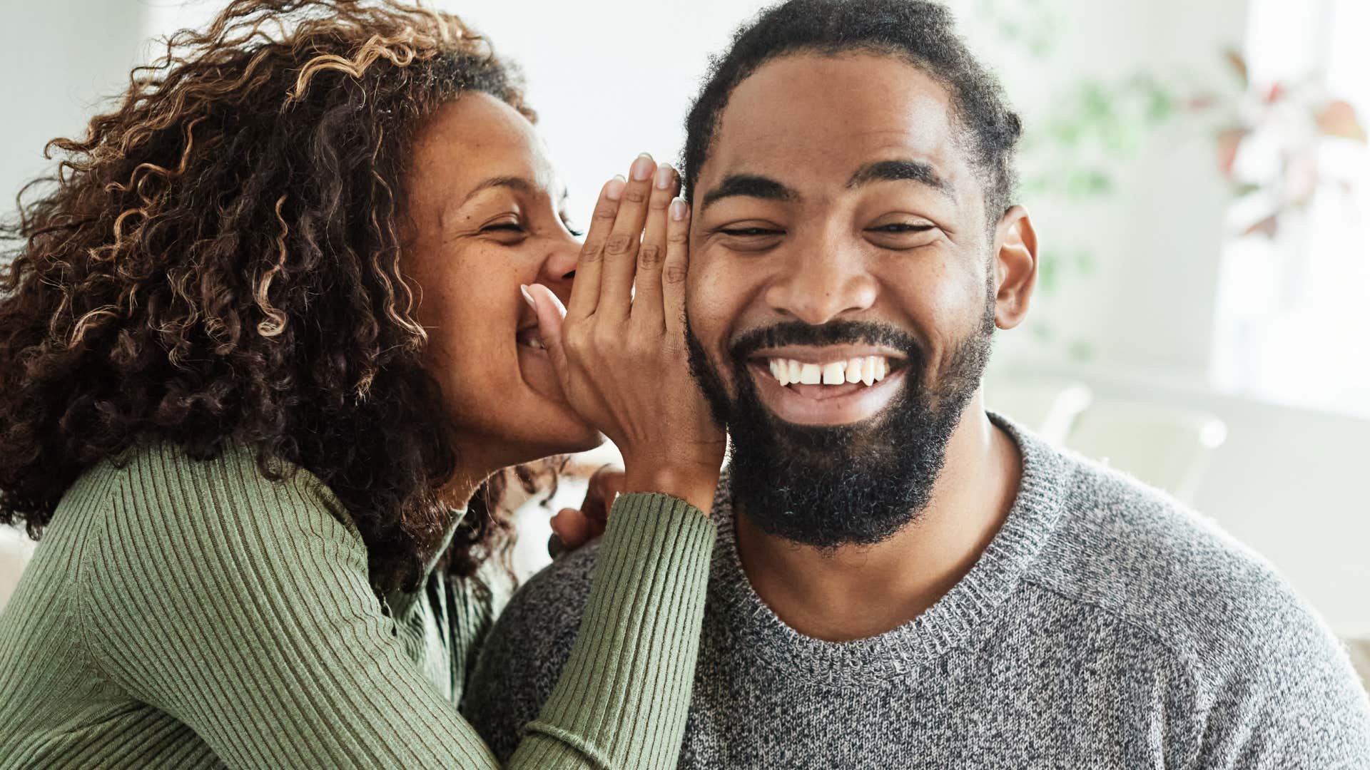 wife telling husband secret