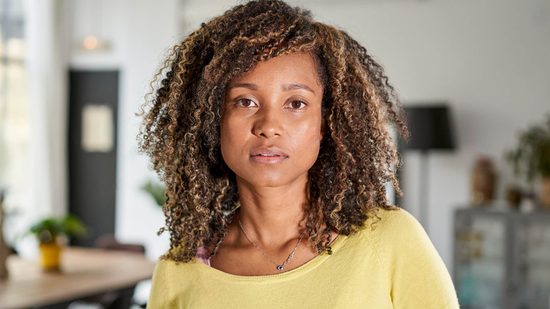 woman with strong boundaries standing alone