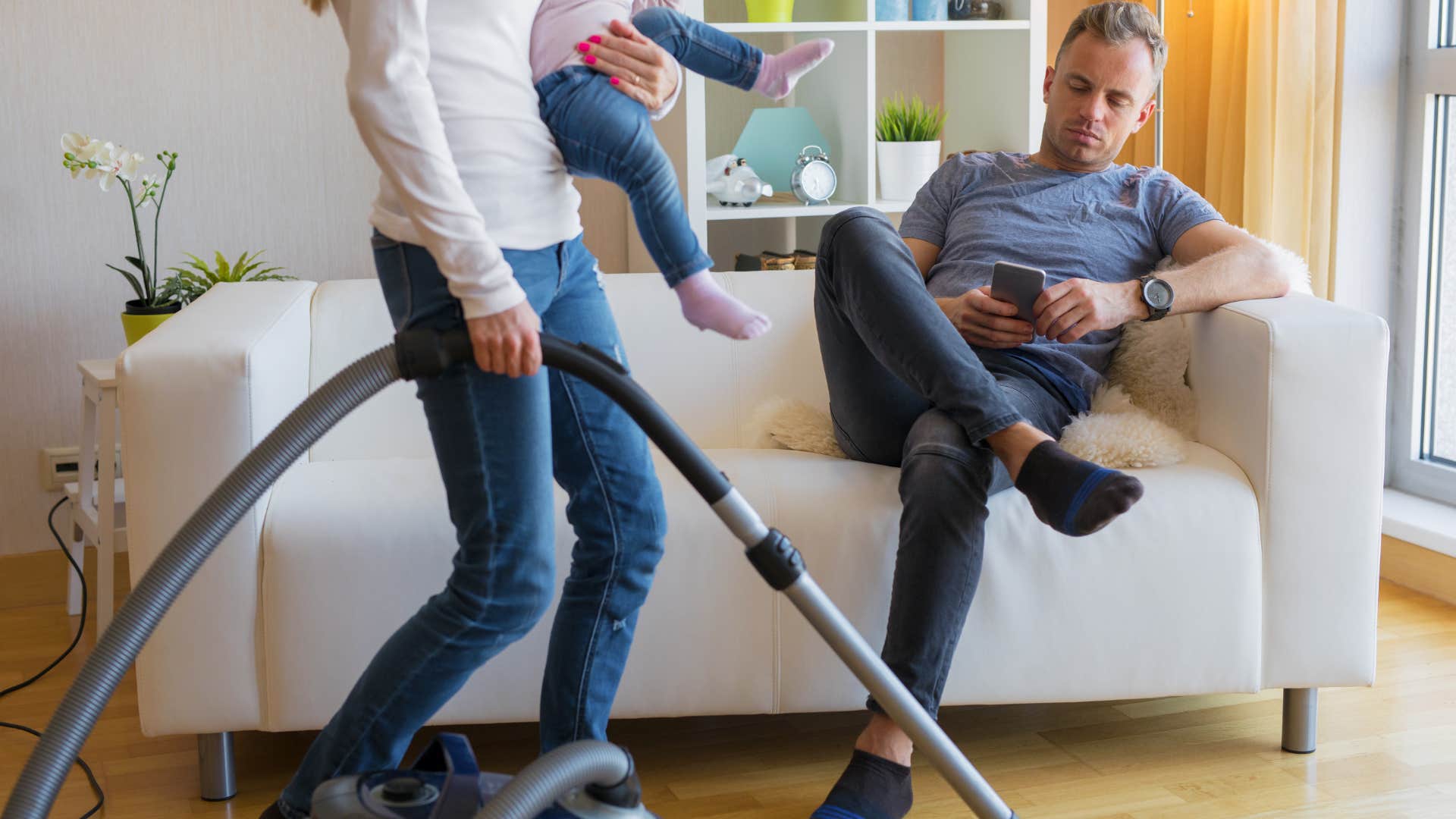 women who think their husbands are lazy almost always use these complaints he spends all his free time on the couch