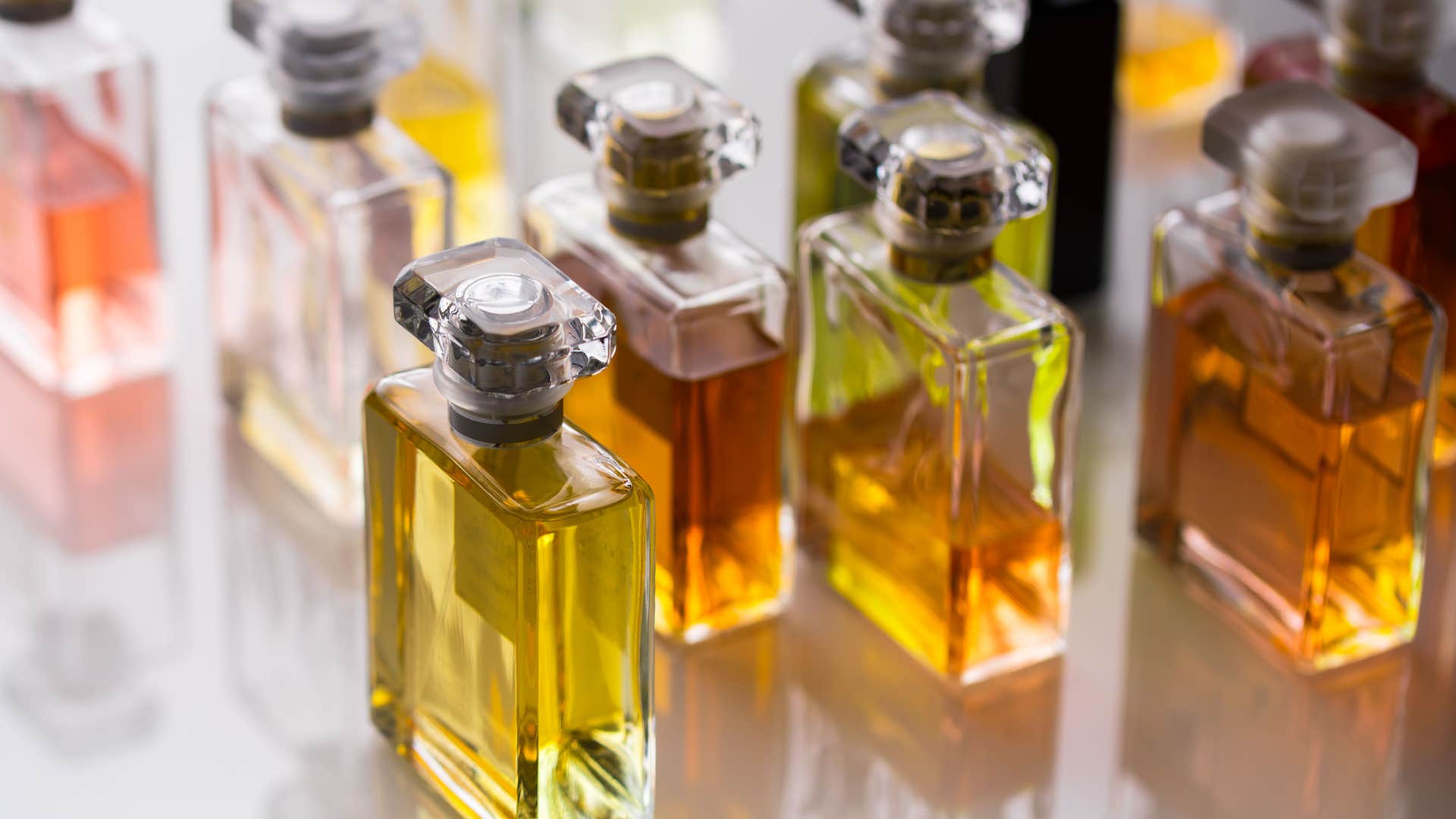 bottles of perfume