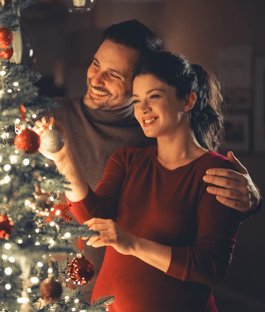 couple celebrating holiday on different day