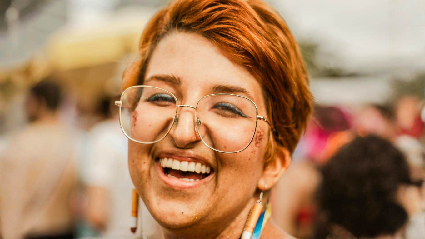 Naturally positive person.