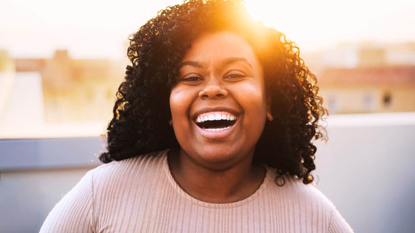 Naturally resilient person. 