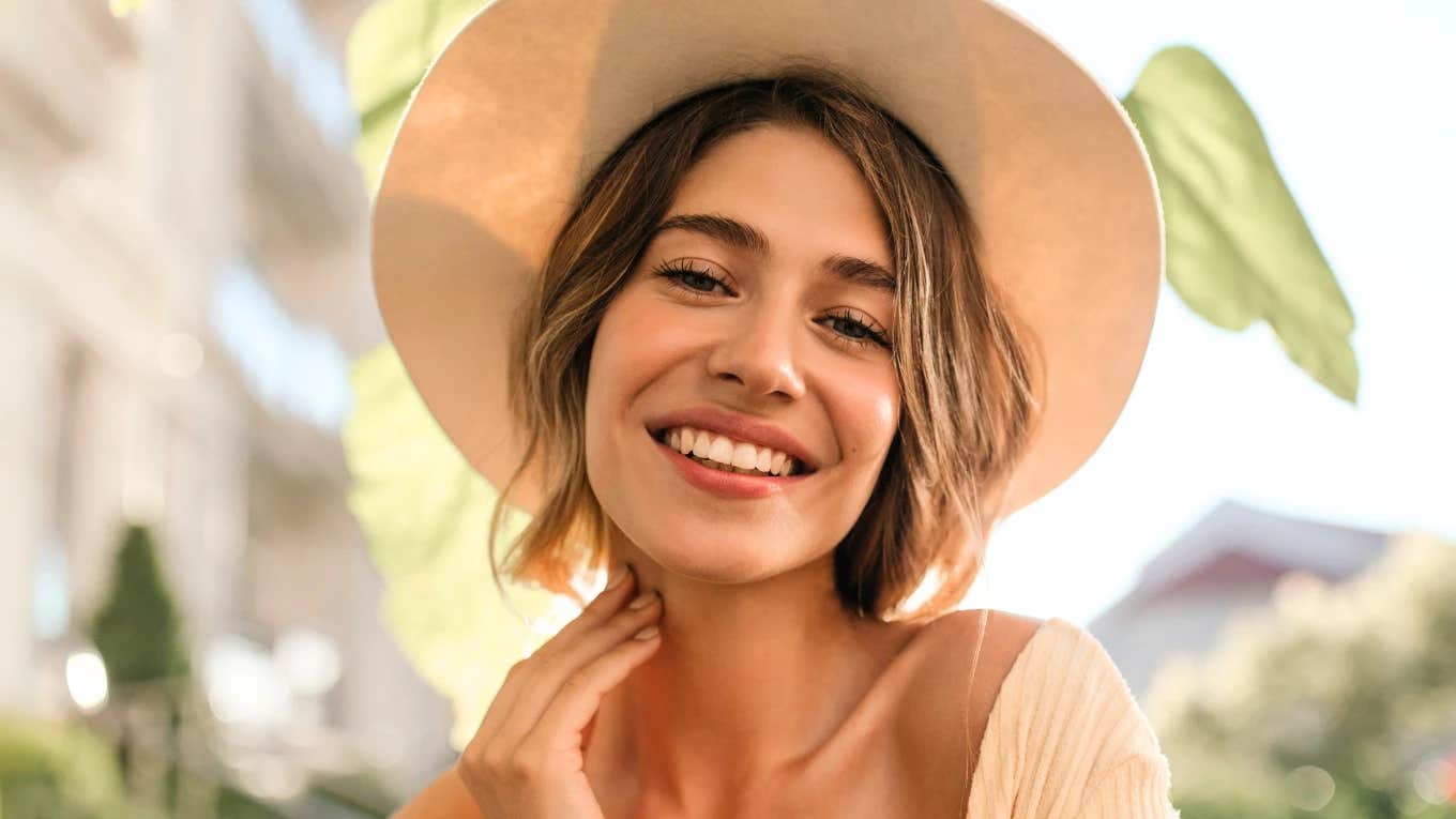 The Art Of Falling In Love: Simple Habits Of People Who Build Calm, Secure Relationships Woman who builds calm secure relationships while falling in love.