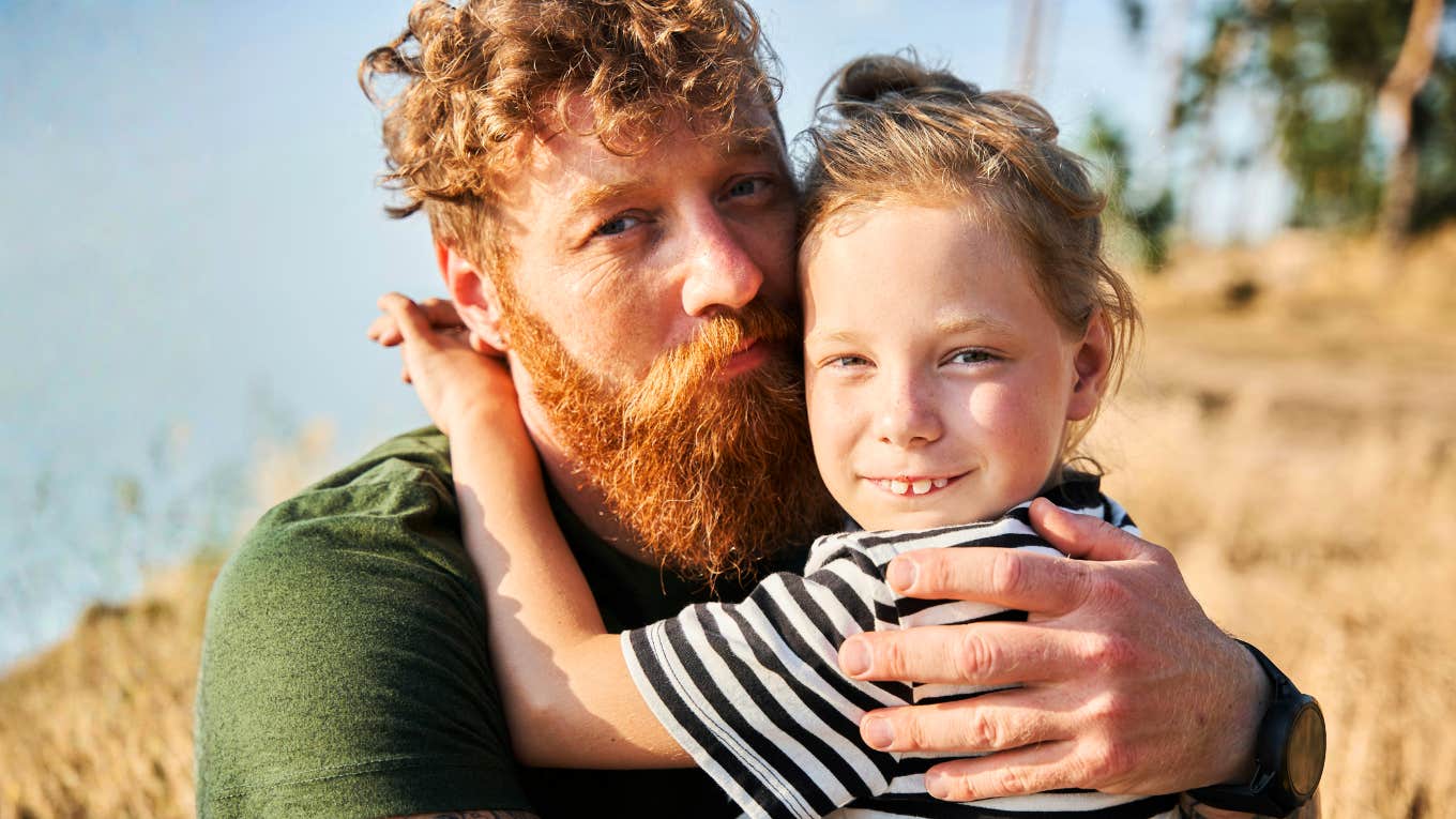 Science Backed Ways Good Dads Change Kids Lives Good dad hugs daughter to change her life forever