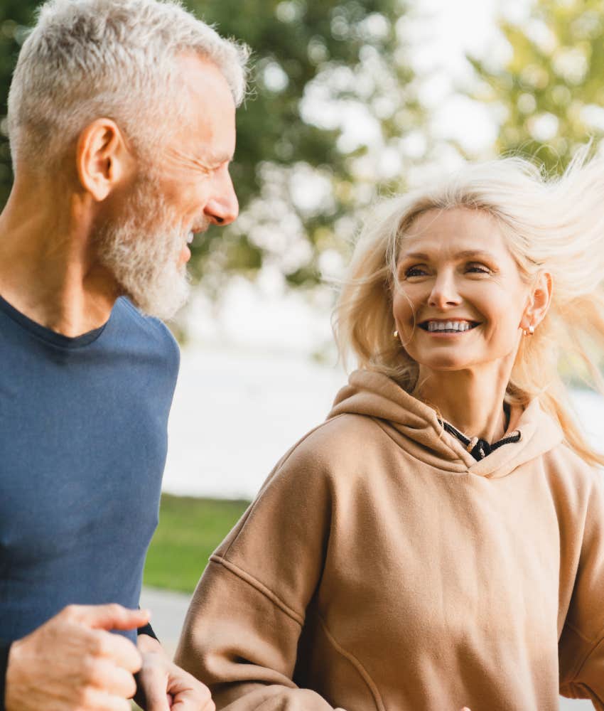 Married couple goes for spontaneous walk