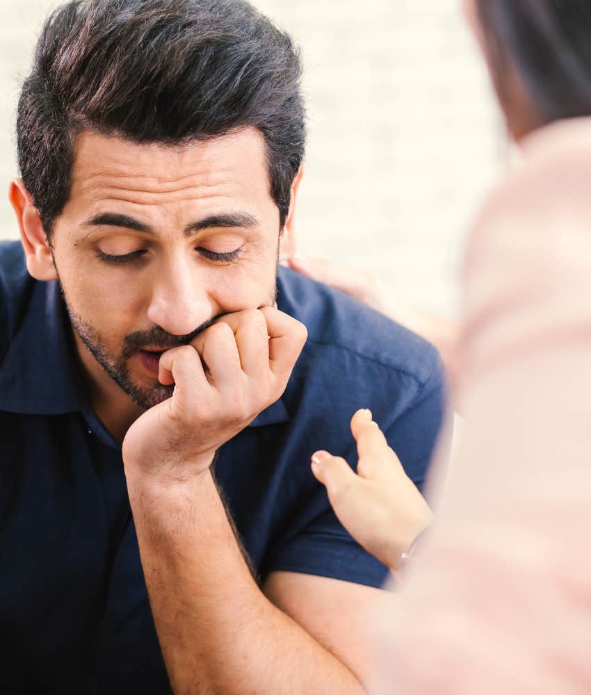 Person changes behavior in therapy