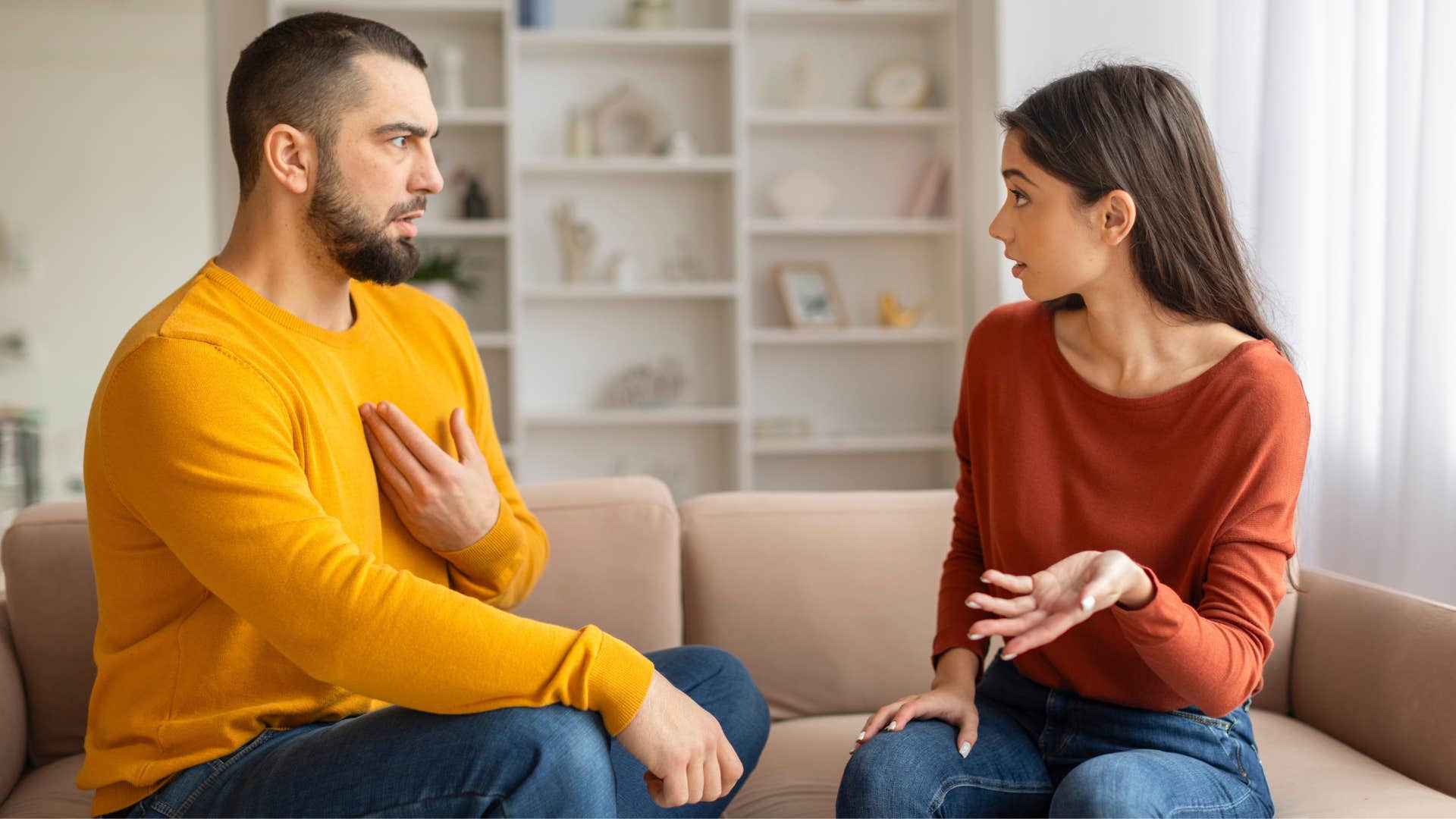 man who is a narcissist as he doesn't respect woman