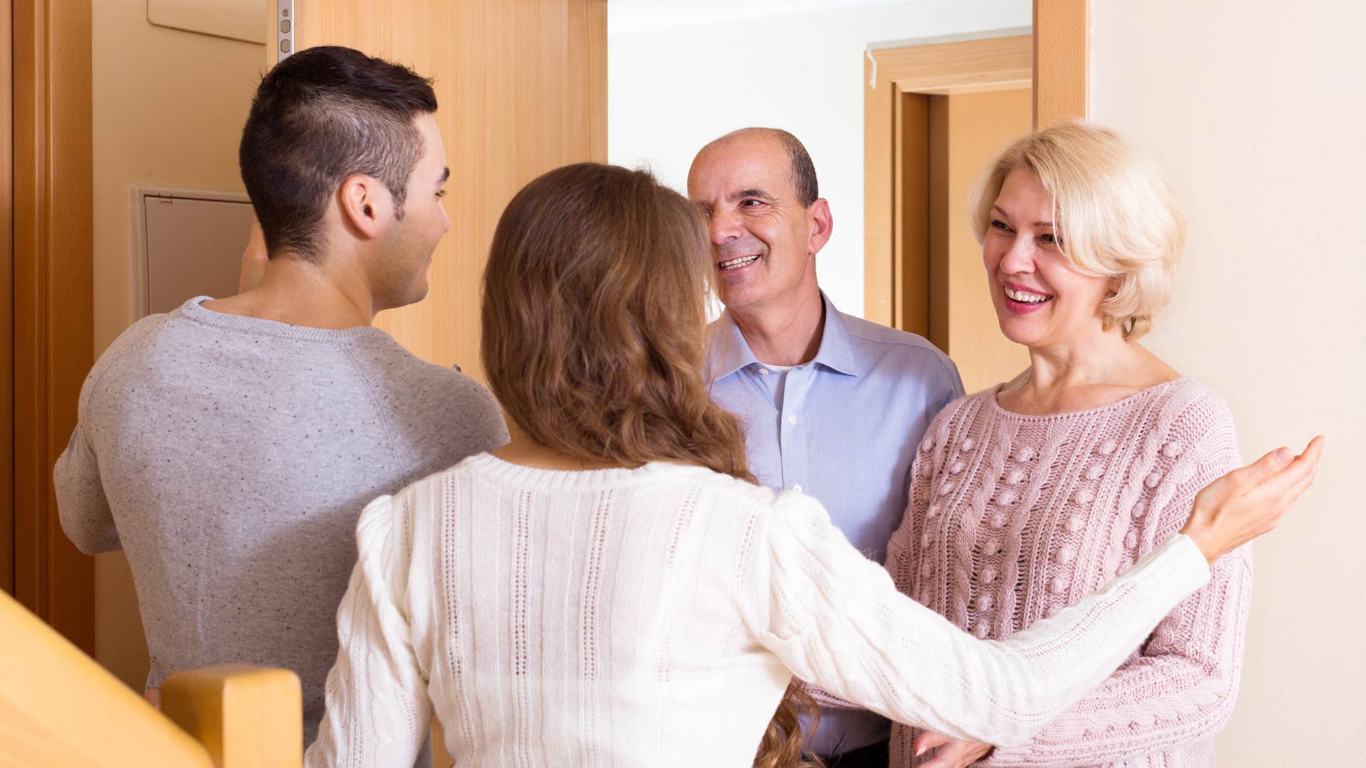couple meeting the family before getting married