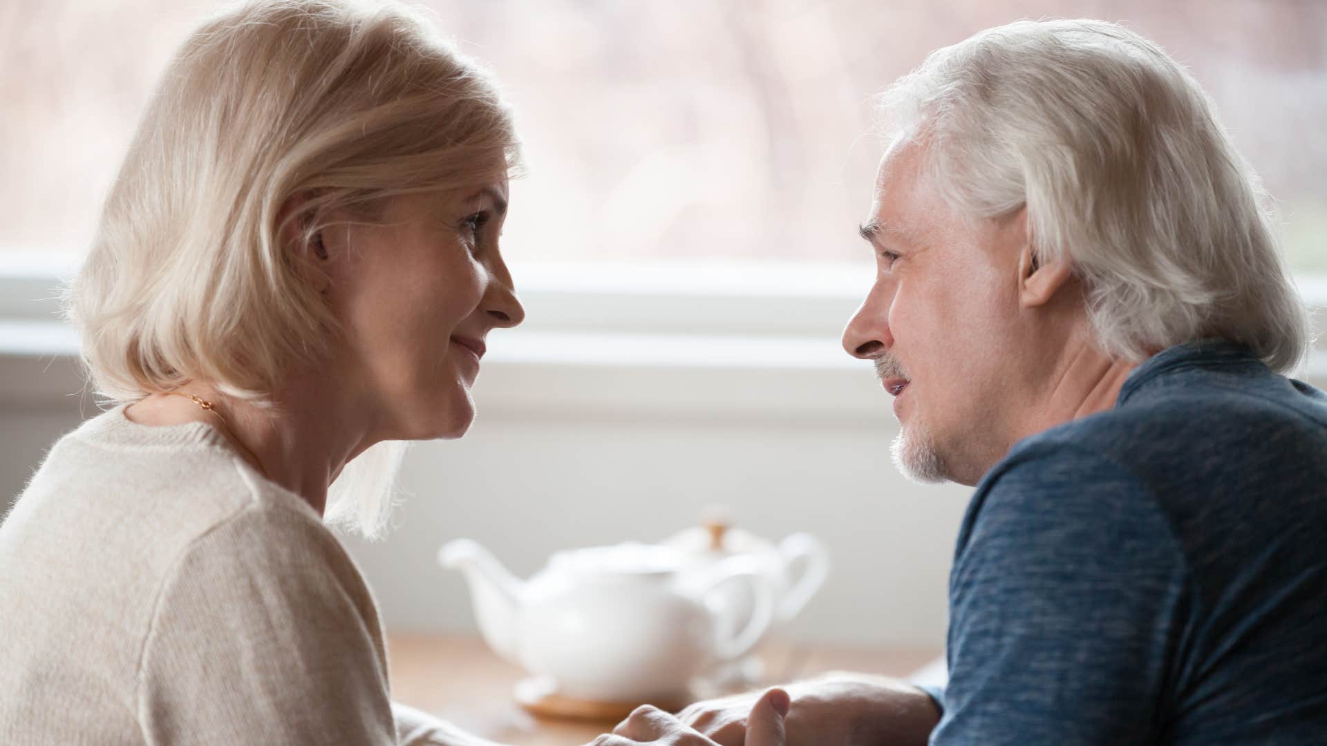 Couple on same level rebuild trust