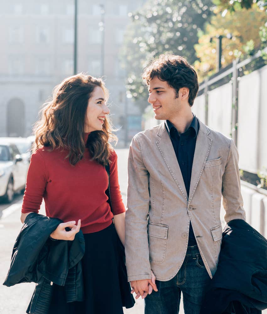 couple on good date