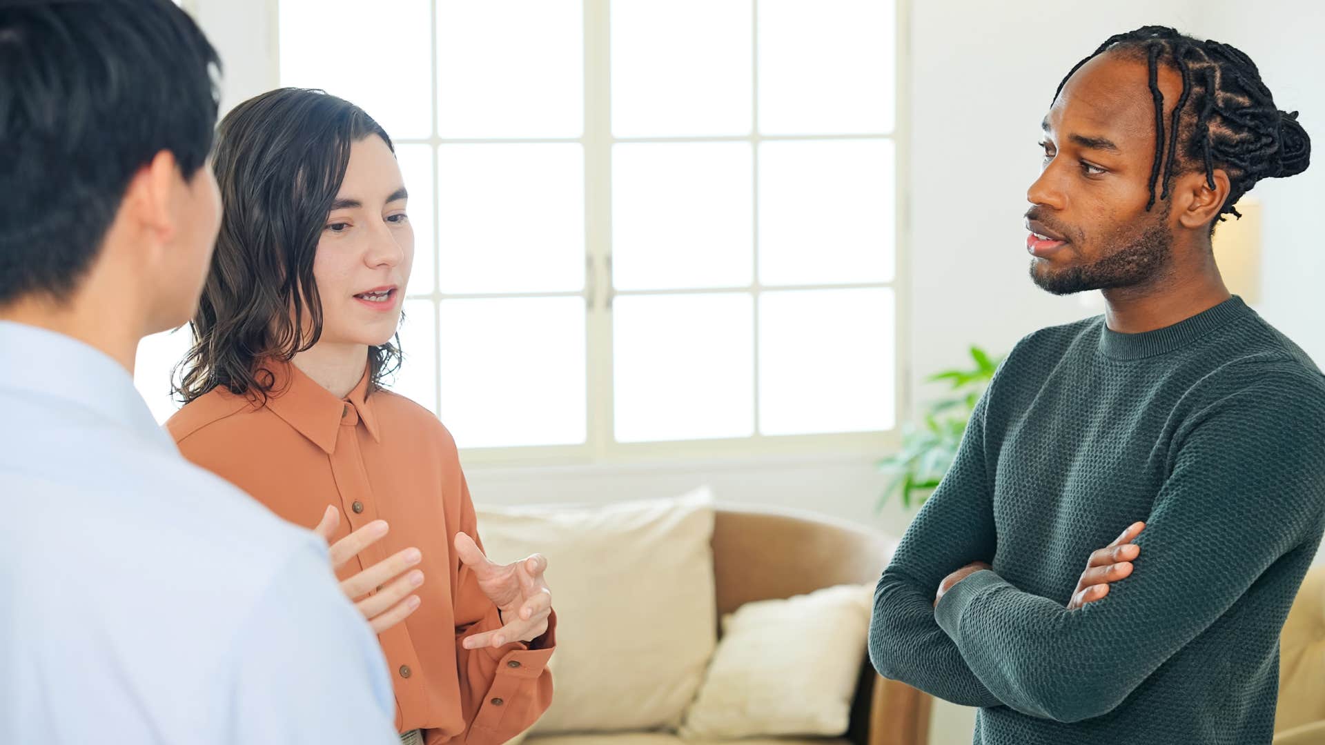 woman with a job as an interpreter because it heals